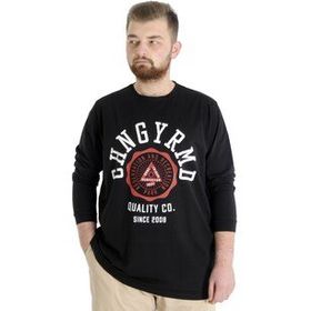 Mode XL 22099 Quality Co Siyah Uzun Kol Erkek T-Shirt