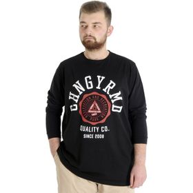 Mode XL 22099 Quality Co Siyah Uzun Kol Erkek T-Shirt