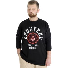 Mode XL 22099 Quality Co Siyah Uzun Kol Erkek T-Shirt