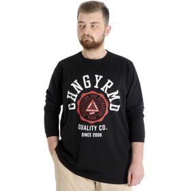 Mode XL 22099 Quality Co Siyah Uzun Kol Erkek T-Shirt