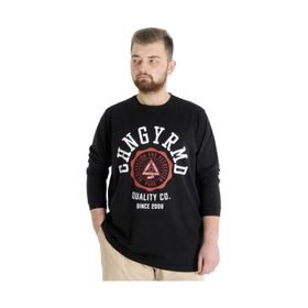 Mode XL 22099 Quality Co Siyah Uzun Kol Erkek T-Shirt