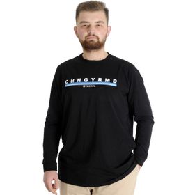 Mode XL 22100 Chngyrmd Siyah Uzun Kol Erkek T-Shirt
