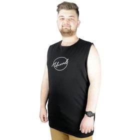 Mode XL 22121 Unreal Siyah Kolsuz Erkek T-Shirt