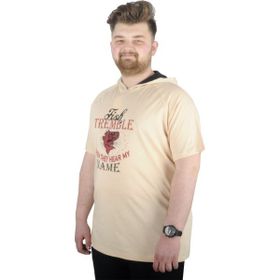 Mode XL 22128 Bej Erkek T-shirt