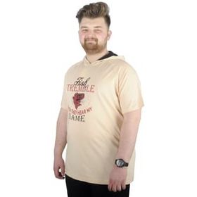Mode XL 22128 Bej Erkek T-shirt