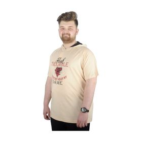 Mode XL 22128 Bej Erkek T-shirt