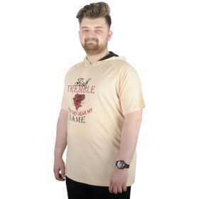 Mode XL 22128 Bej Erkek T-shirt