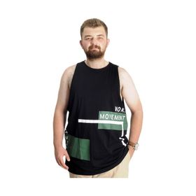 Mode XL 22131 Active Siyah Kolsuz Erkek T-Shirt