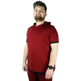 Mode XL 22136 Bordo Erkek T-shirt