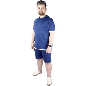 Mode XL 22136 İndigo Erkek T-shirt