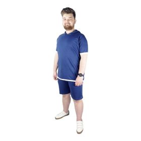 Mode XL 22136 İndigo Erkek T-shirt