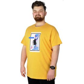 Mode XL 22152 Hardal Erkek T-shirt