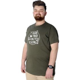 Mode XL 22155 Powerfull Haki Erkek T-shirt