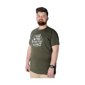 Mode XL 22155 Powerfull Haki Erkek T-shirt