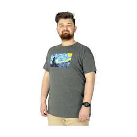 Mode XL 22156 Night Antramelanj Erkek T-shirt