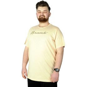 Mode XL 22157 Renovate Bej Erkek T-shirt