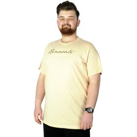 Mode XL 22157 Renovate Bej Erkek T-shirt