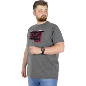 Mode XL 22167 Bridge Antramelanj Erkek T-shirt