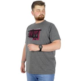 Mode XL 22167 Bridge Antramelanj Erkek T-shirt