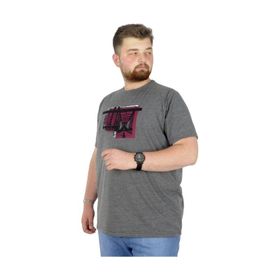 Mode XL 22167 Bridge Antramelanj Erkek T-shirt