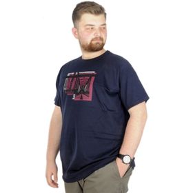 Mode XL 22167 Bridge Lacivert Erkek T-shirt