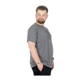 Mode XL 22173 Striped Antramelanj Erkek T-shirt
