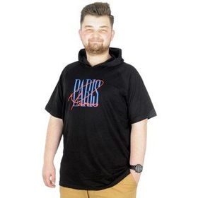 Mode XL 22174 Paris Siyah Erkek T-shirt