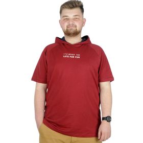 Mode XL 22175 For Fun Bordo Erkek T-shirt