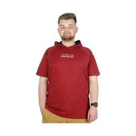 Mode XL 22175 For Fun Bordo Erkek T-shirt