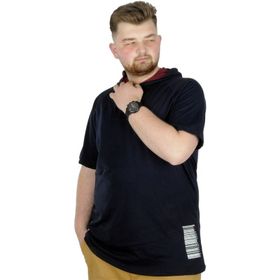 Mode XL 22178 Barcode Lacivert Erkek T-shirt
