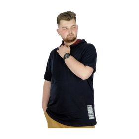 Mode XL 22178 Barcode Lacivert Erkek T-shirt