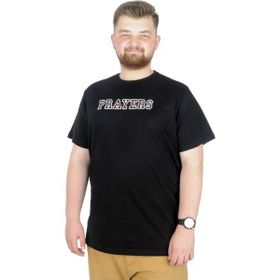 Mode XL 22185 Prayers Siyah Erkek T-shirt