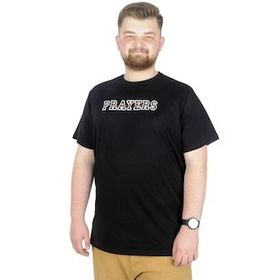 Mode XL 22185 Prayers Siyah Erkek T-shirt
