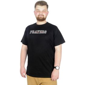 Mode XL 22185 Prayers Siyah Erkek T-shirt