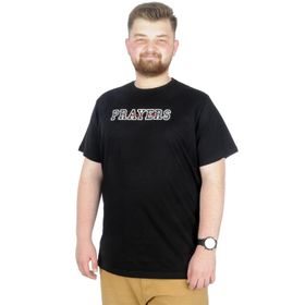 Mode XL 22185 Prayers Siyah Erkek T-shirt