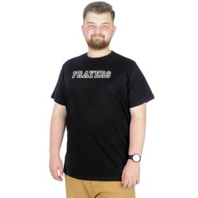 Mode XL 22185 Prayers Siyah Erkek T-shirt