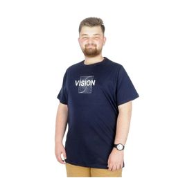 Mode XL 22186 Vision Lacivert Erkek T-shirt
