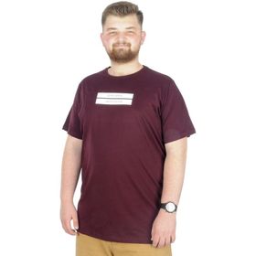 Mode XL 22189 Mürdüm Erkek T-shirt