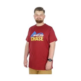 Mode XL 22193 Chase Bordo Erkek T-shirt