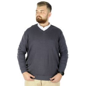 Mode XL 22206 Füme Erkek Kazak