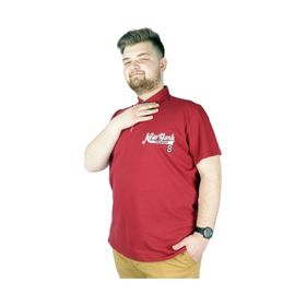 Mode XL 22302 Bordo Erkek T-shirt