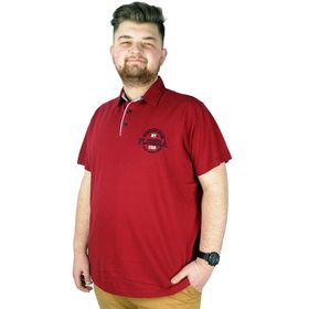 Mode XL 22303 Bordo Erkek T-shirt