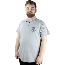 Mode XL 22305 Gri Mdx Club Melanj Erkek Polo T-Shirt
