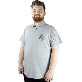 Mode XL 22305 Gri Mdx Club Melanj Erkek Polo T-Shirt