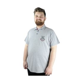 Mode XL 22305 Gri Mdx Club Melanj Erkek Polo T-Shirt