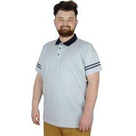 Mode XL 22336 Sleeve Striped Mavi Erkek T-shirt