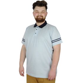 Mode XL 22336 Sleeve Striped Mavi Erkek T-shirt