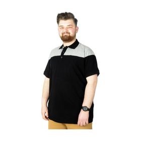 Mode XL 22337 Double Color Siyah Erkek T-shirt