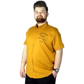 Mode XL 22364 Hardal Erkek Gömlek