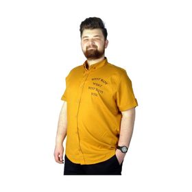 Mode XL 22364 Hardal Erkek Gömlek